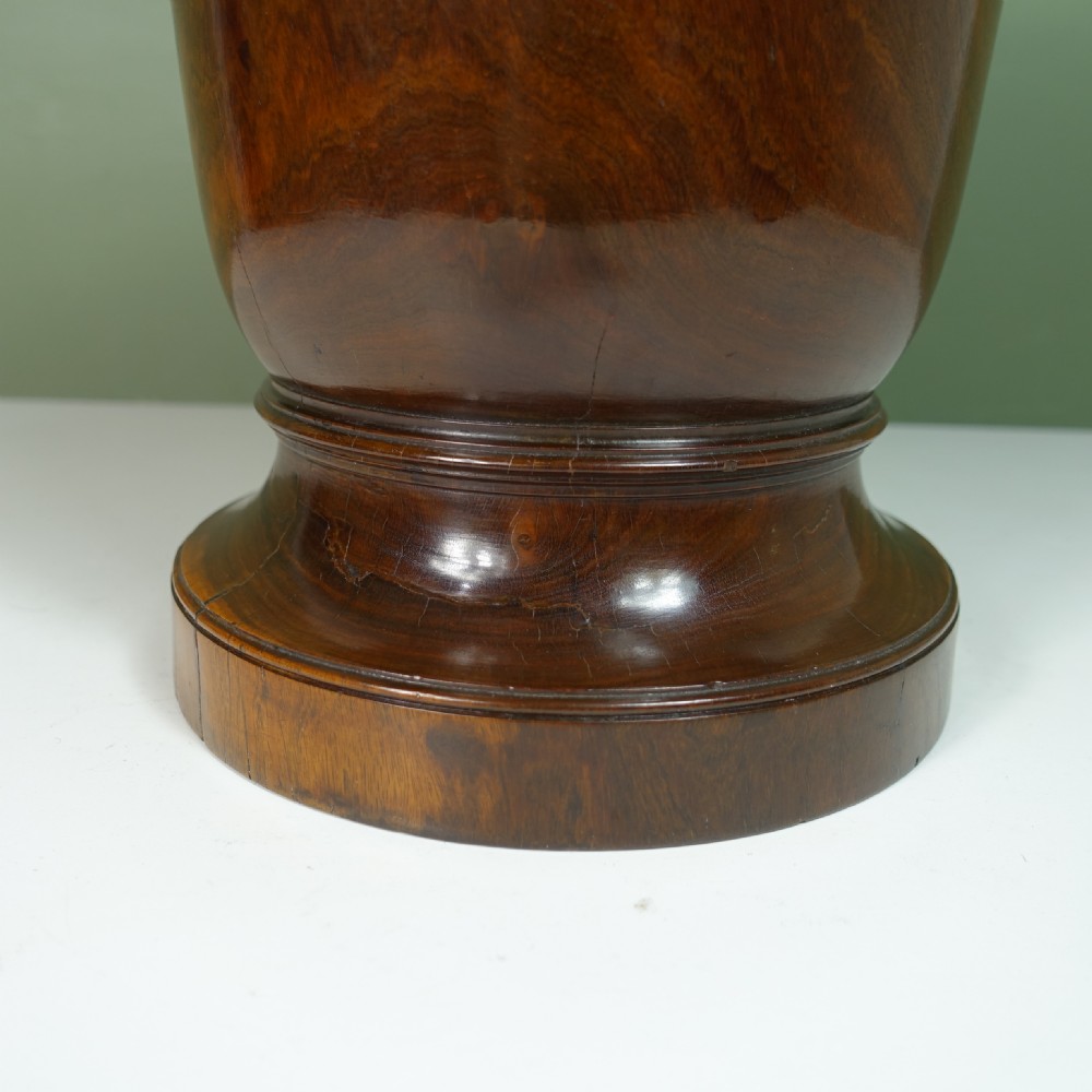 LARGE 18TH C LIGNUM VITAE MORTAR  View III