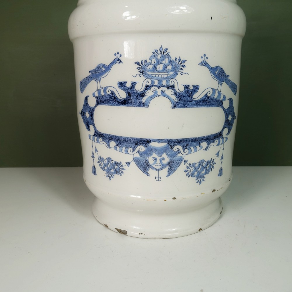LARGE 18TH C APOTHECARY JAR View II