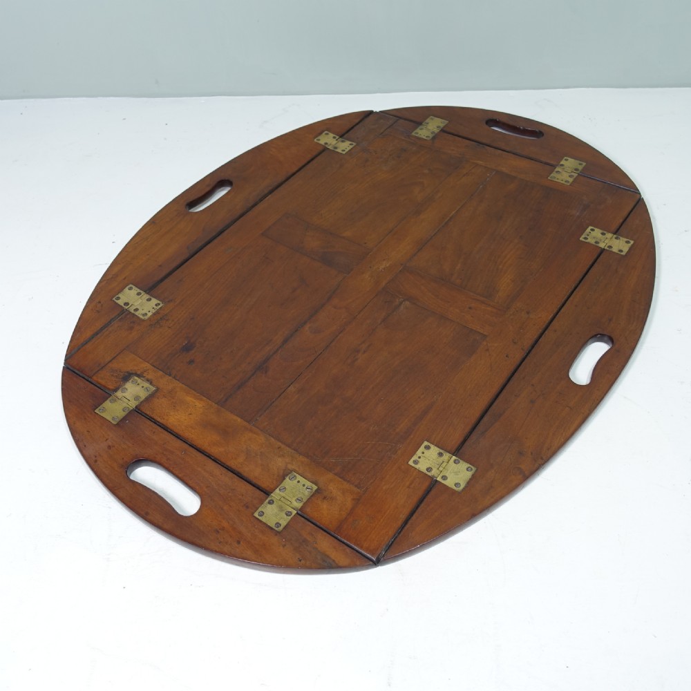 LATE 18TH C MAHOGANY BUTLERS TRAY View III