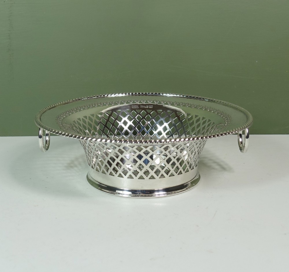 LARGE SOLID SILVER DECANTER, BOTTLE COASTER