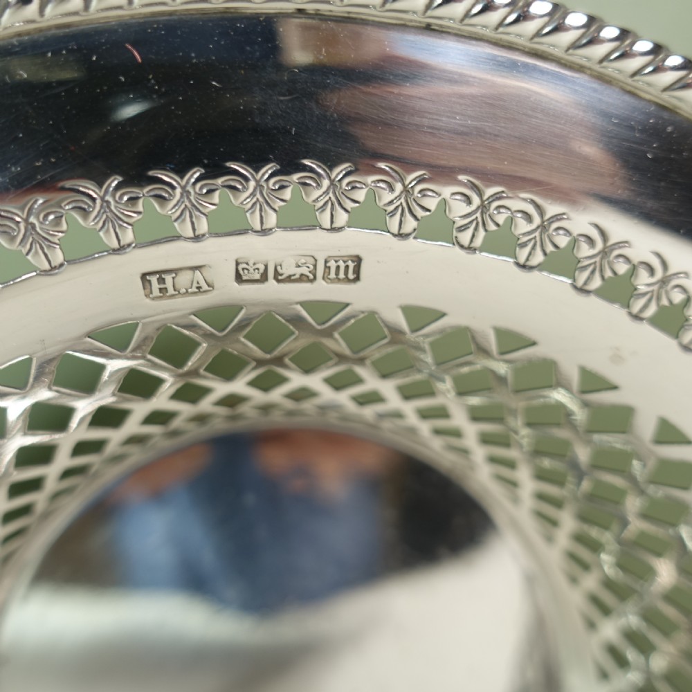 LARGE SOLID SILVER DECANTER, BOTTLE COASTER View VI
