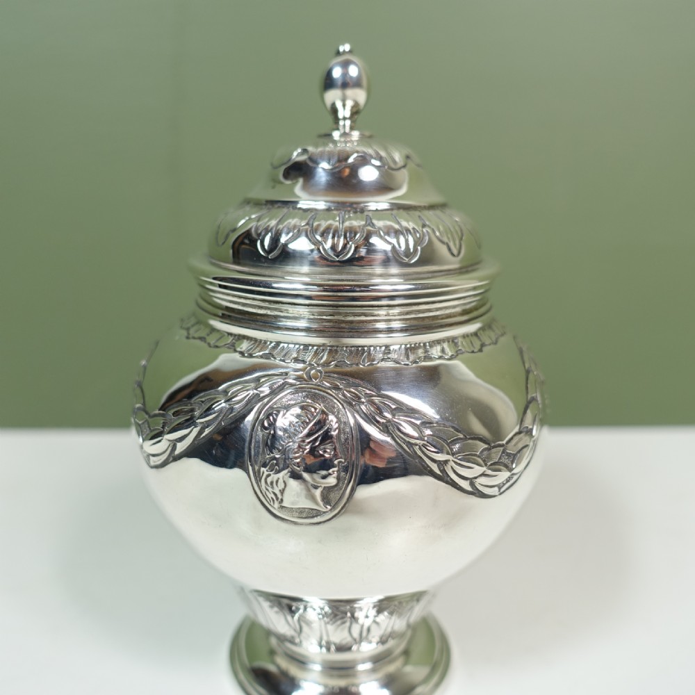 19TH C SILVER CADDY View VII