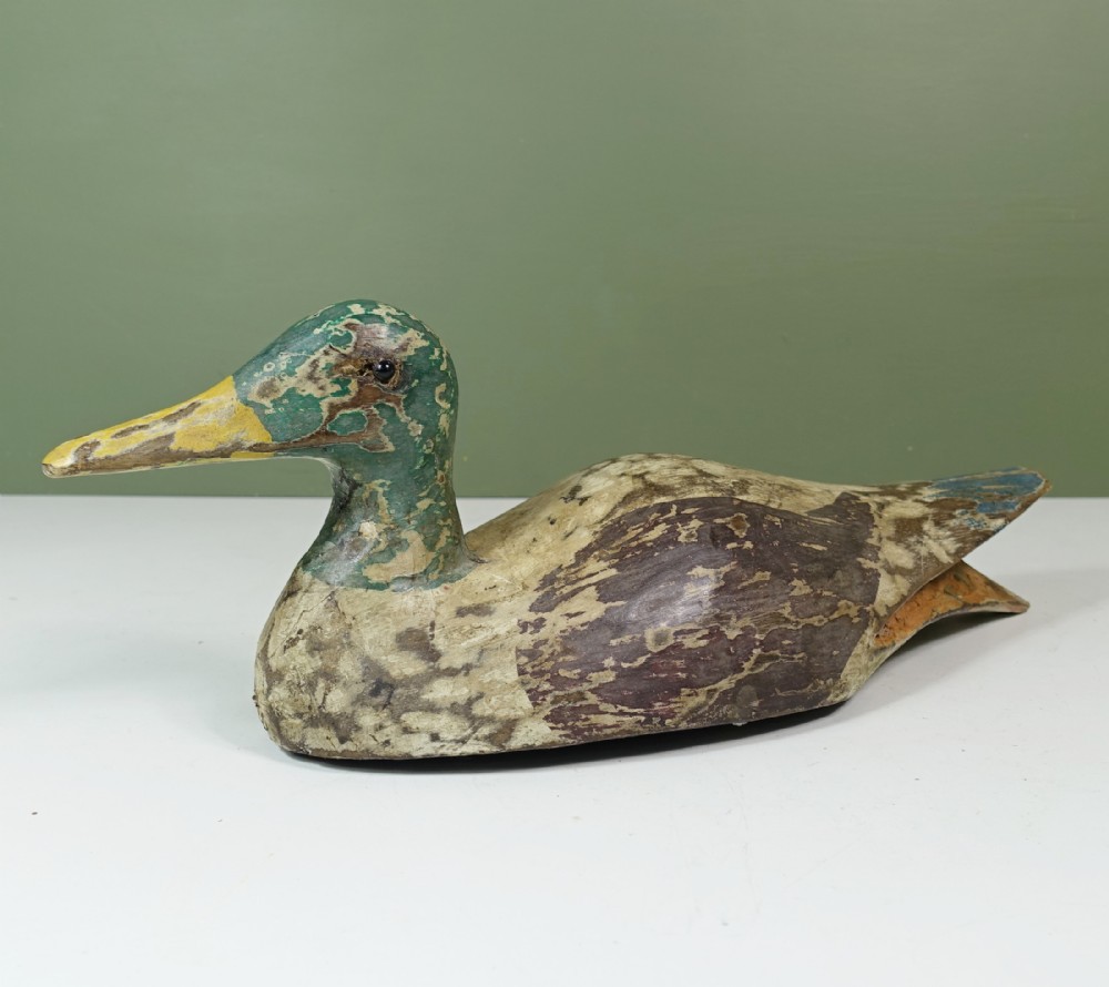 19TH C DECOY DUCK