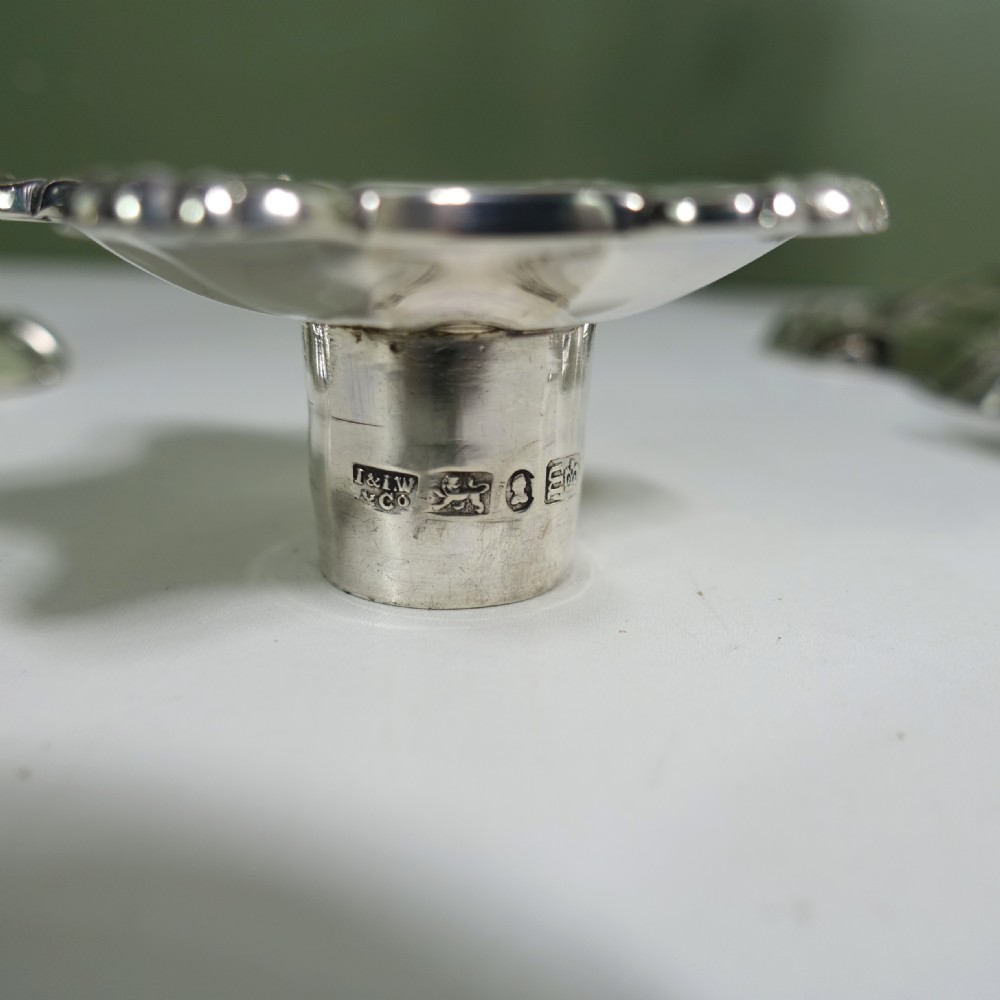 PAIR OF 19TH C SILVER CANDLESTICKS View IV