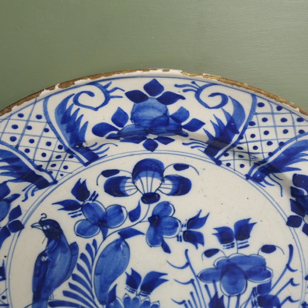 LARGE 18TH C DELFT CHARGER View III