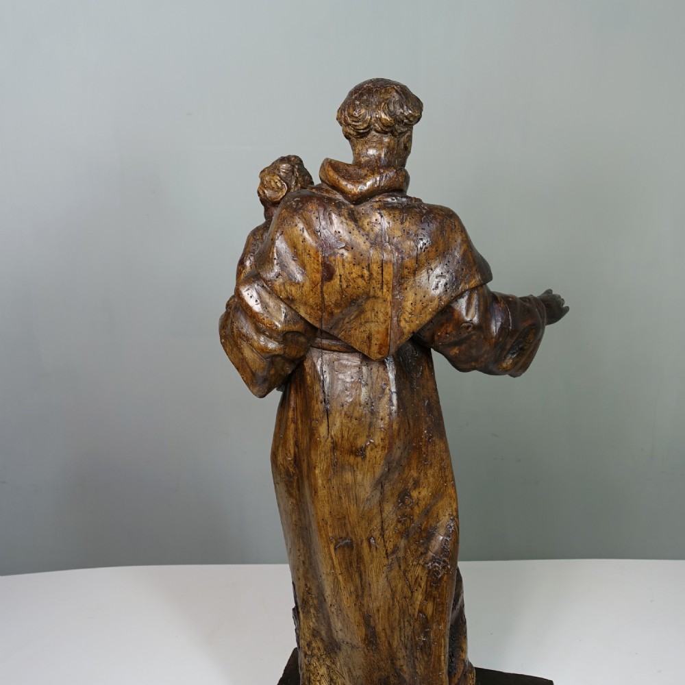 EARLY 18TH C CARVED FIGURE OF ST PAUL View II