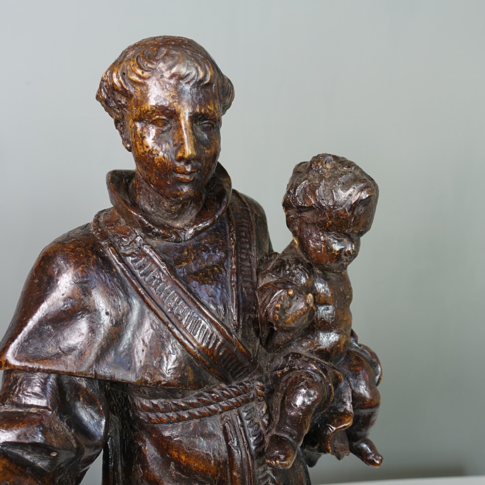 EARLY 18TH C CARVED FIGURE OF ST PAUL View VI