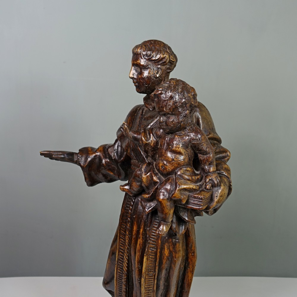 EARLY 18TH C CARVED FIGURE OF ST PAUL View VII