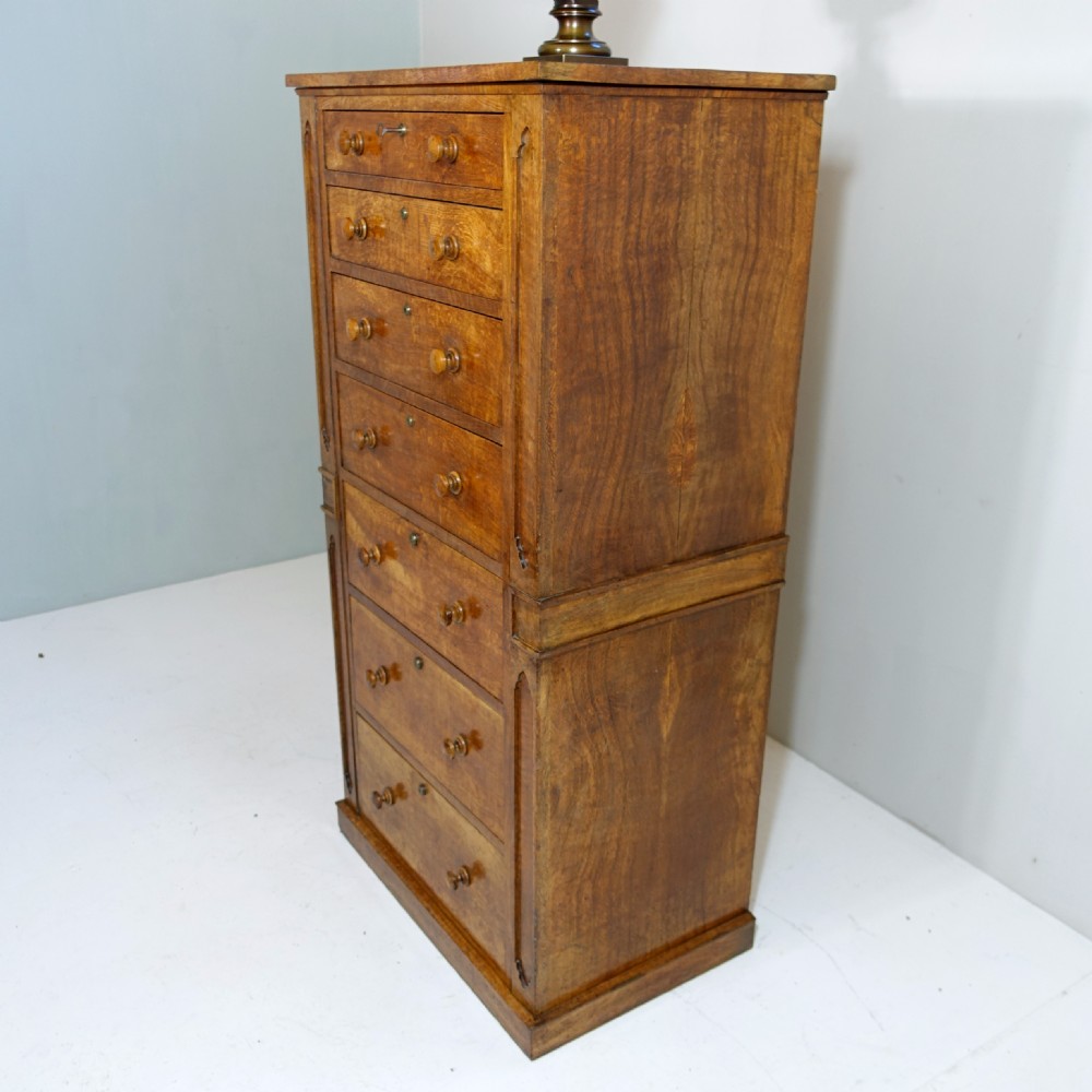 19TH C POLLARD OAK WELLINGTON CHEST View III