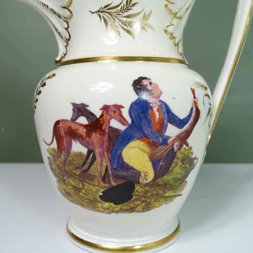 19TH C COUNTRY SPORT JUG View V