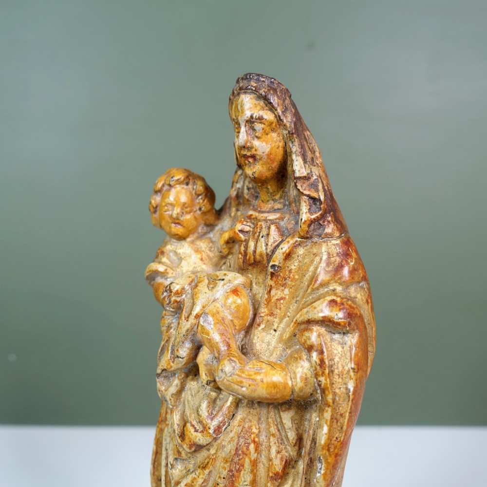 18TH C CARVED GILT FIGURE View IV
