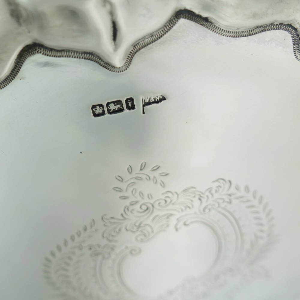 SOLID SILVER SALVER, SHEFFIELD 1901 View VI