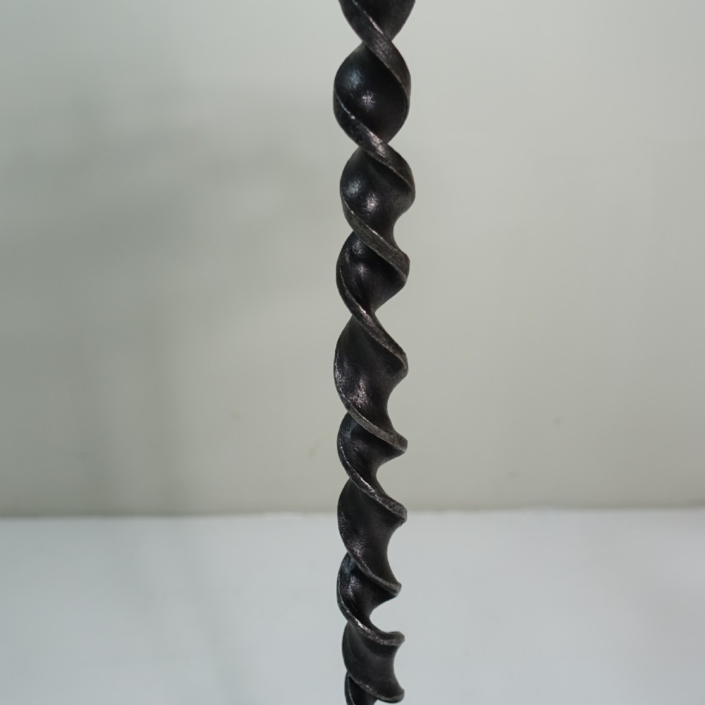 19TH C CAST IRON & BRASS STICK STAND View VI