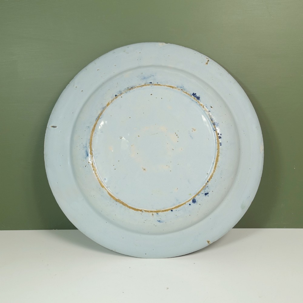 18TH C DELFT POLYCHROME CHARGER View V
