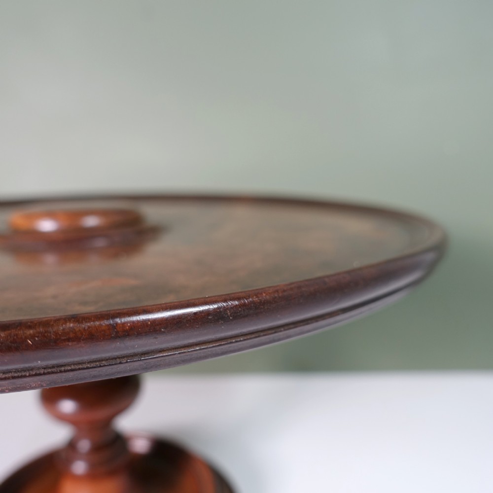 19TH C MAHOGANY LAZY SUSAN View VI