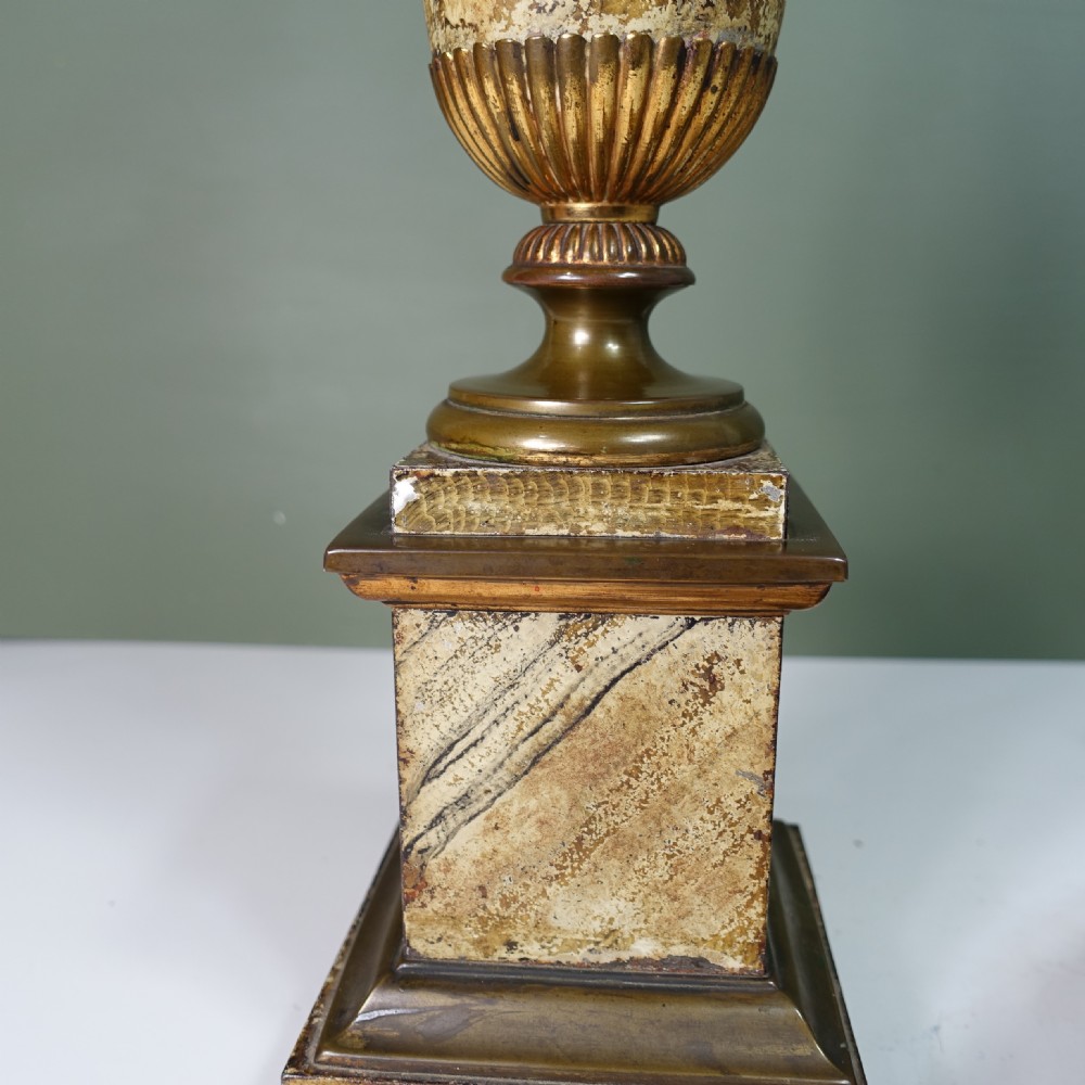 PAIR OF 19TH C TOLE COLUMNS View IV