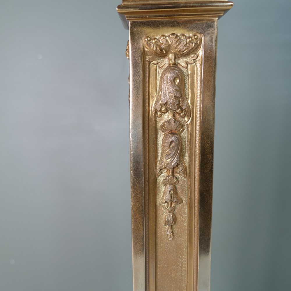 19TH C BRASS & ORMOLU LAMP BASE View VI