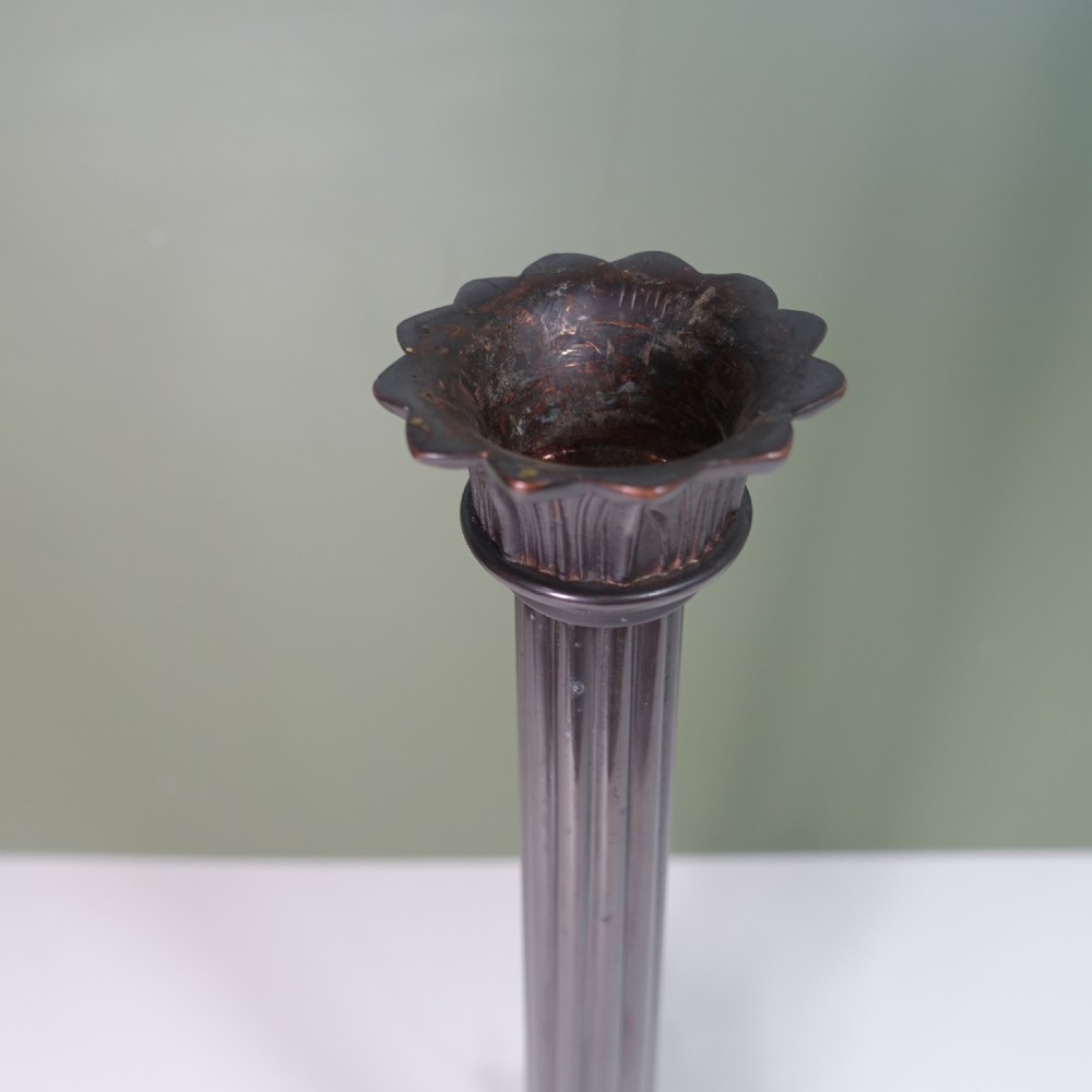 19TH C BRONZE LAMP BASE View V