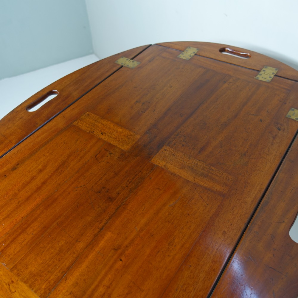 18TH C MAHOGANY BUTLERS TRAY & STAND View VII