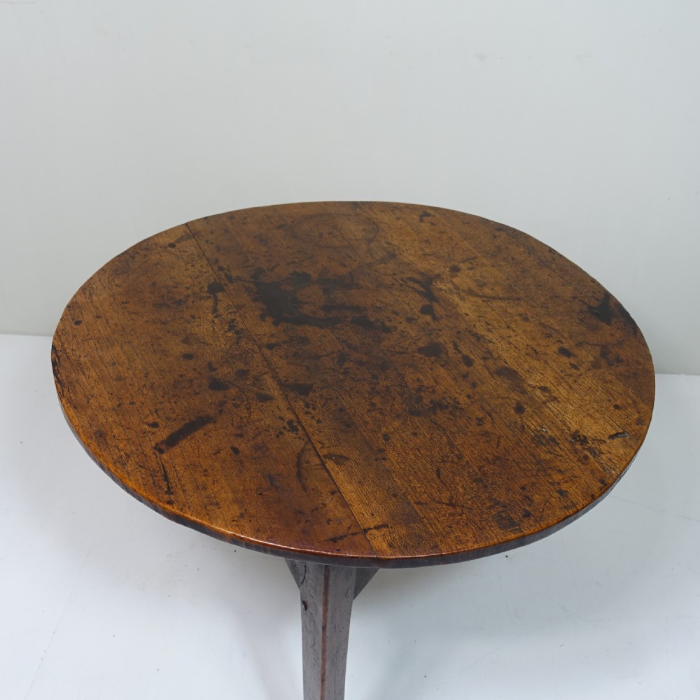18TH C OAK CRICKET TABLE View VII