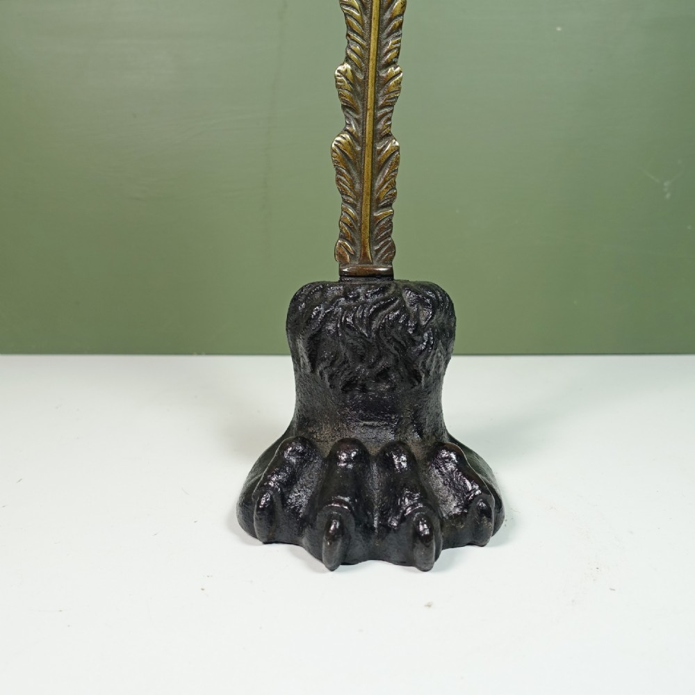 19TH C LIONS PAW DOOR PORTER View II