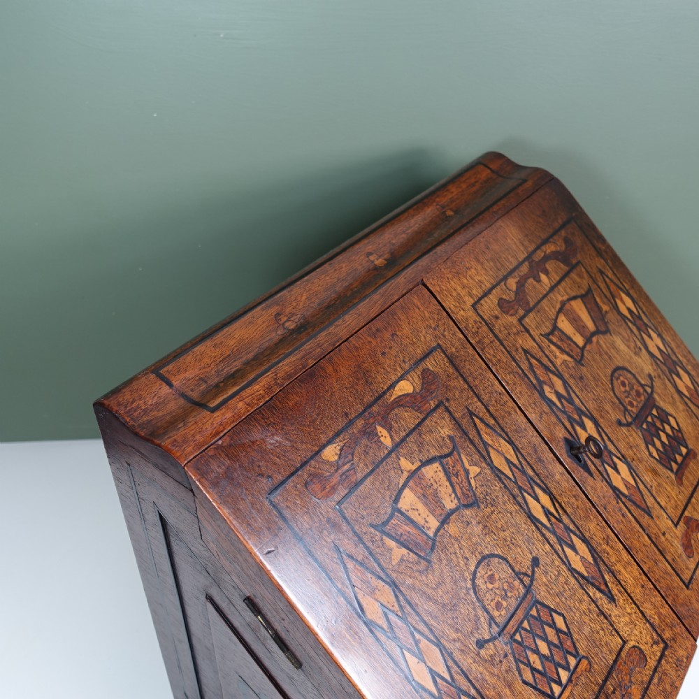 LARGE 19TH C INLAID STATIONERY BOX View VI