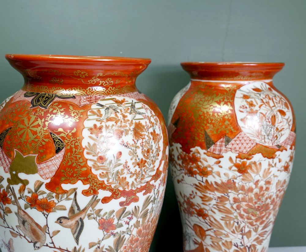 TWO LARGE 19TH C VASES View V
