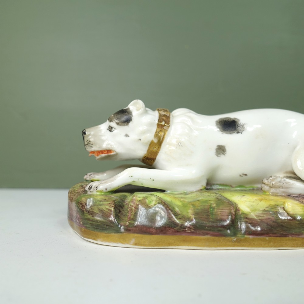 EARLY 19TH C PORCELAIN DOG View VI