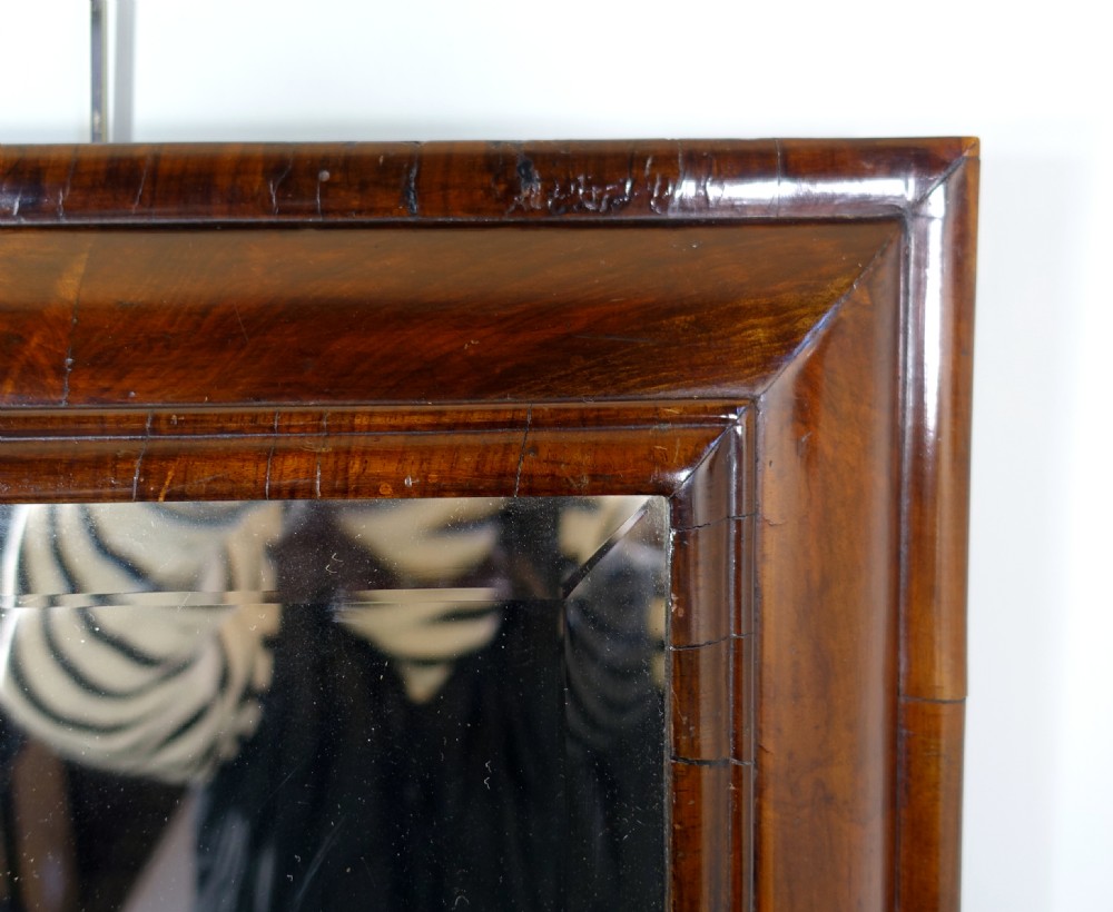 EARLY 18TH C WALNUT MIRROR View II
