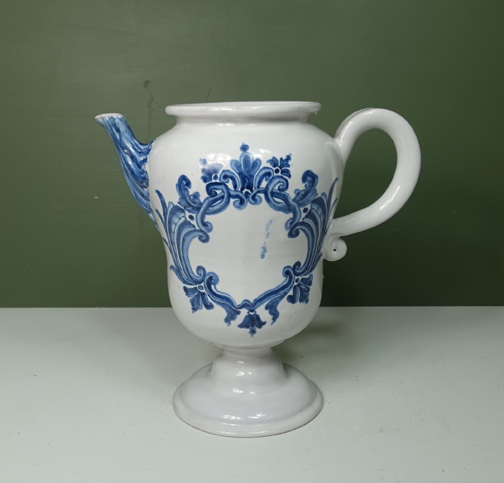 LARGE 18TH C DELFT APOTHECARY JAR