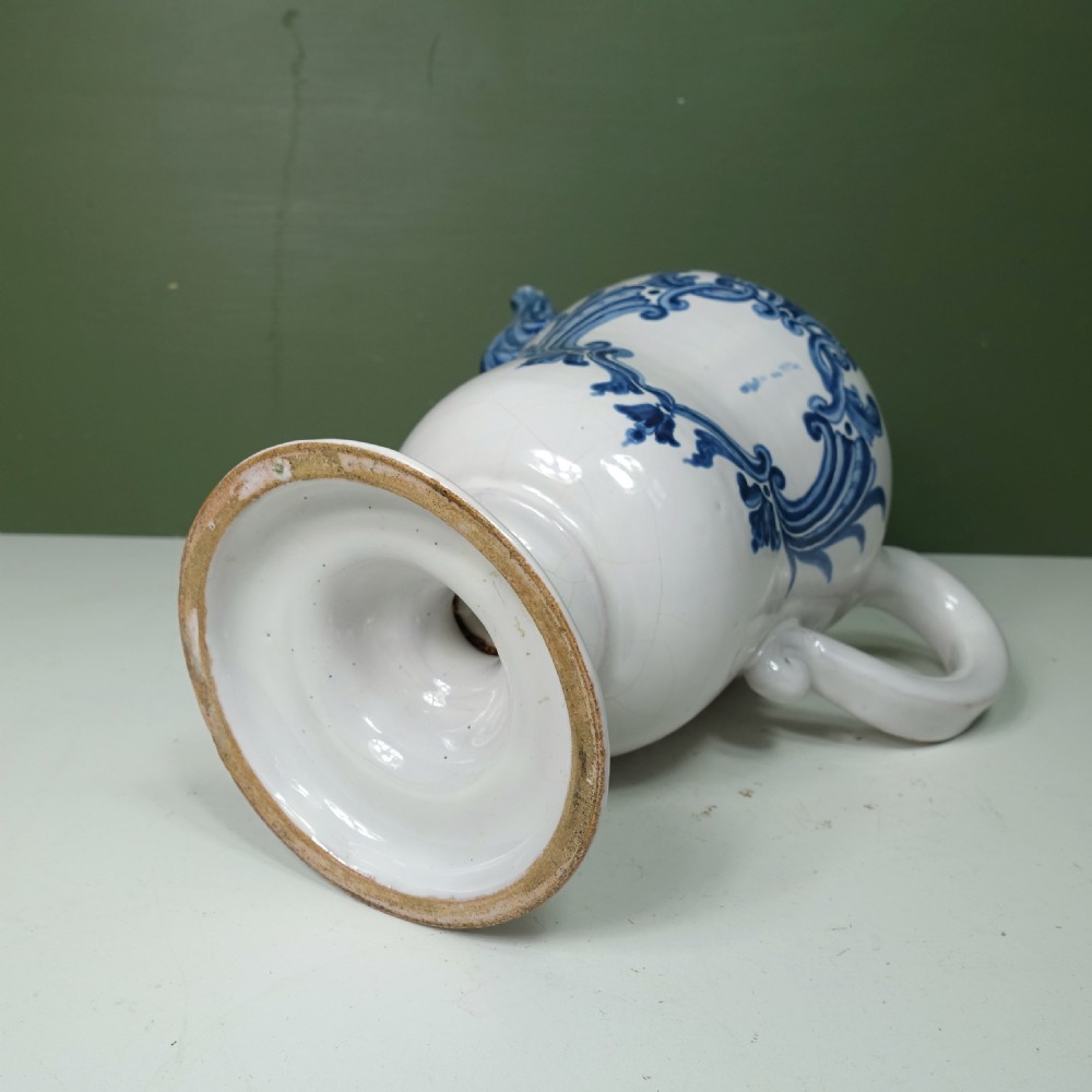 LARGE 18TH C DELFT APOTHECARY JAR View V