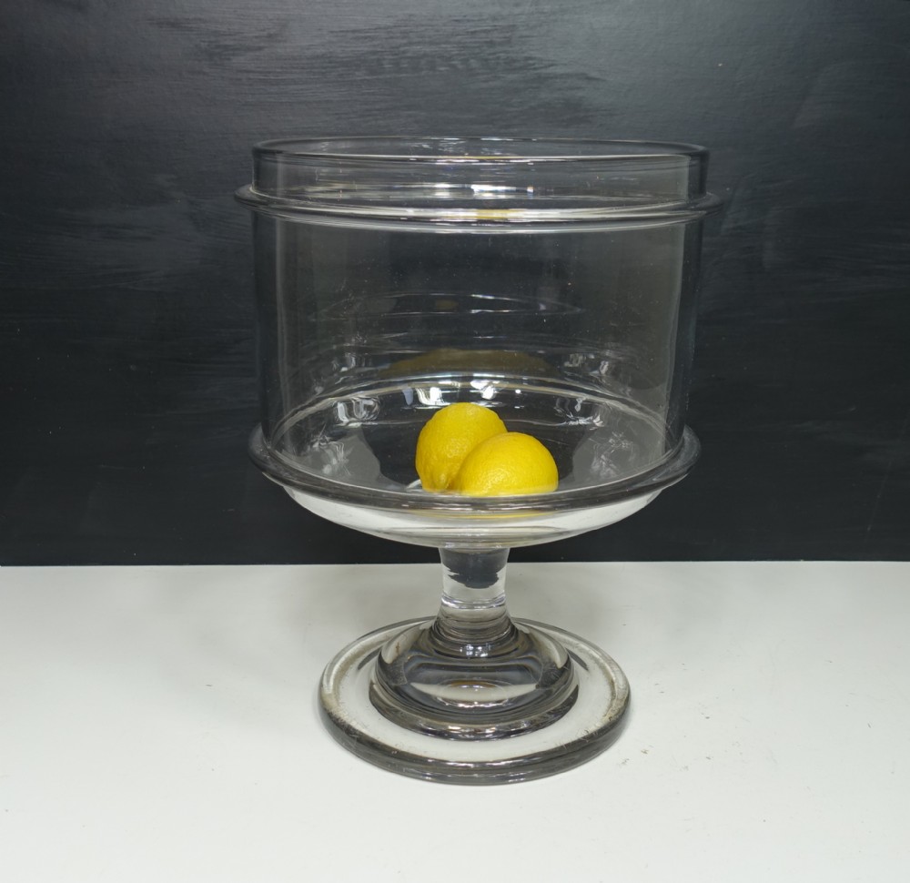 LARGE 19TH C GLASS BOWL