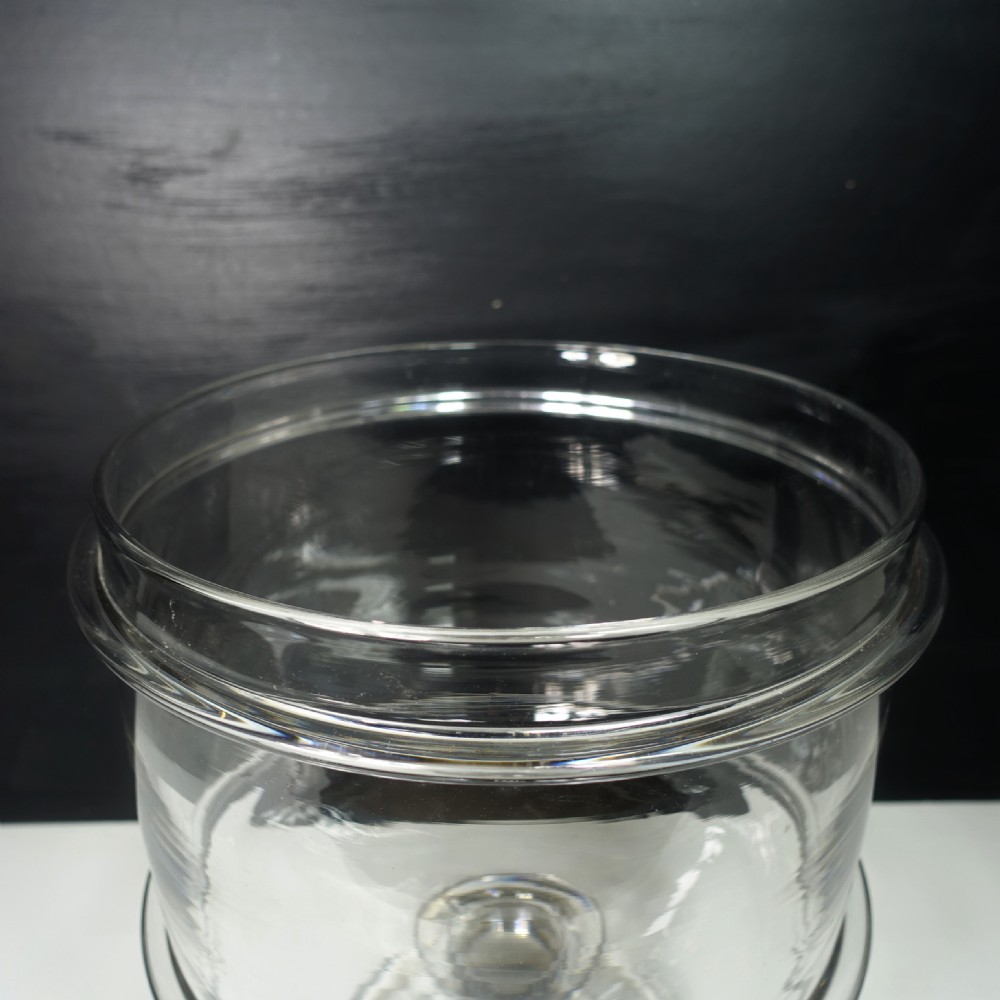 LARGE 19TH C GLASS BOWL View V