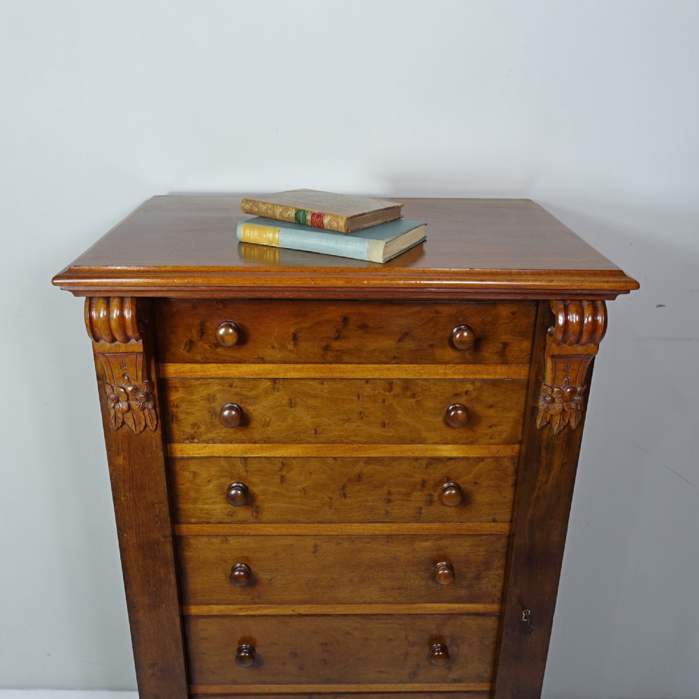 MID 19TH C MAHOGANY WELLINGTON CHEST View VI