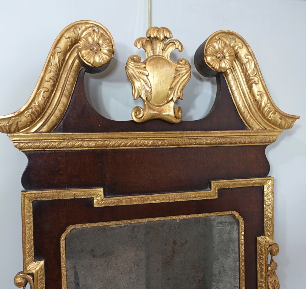18TH C GILTWOOD MIRROR View II