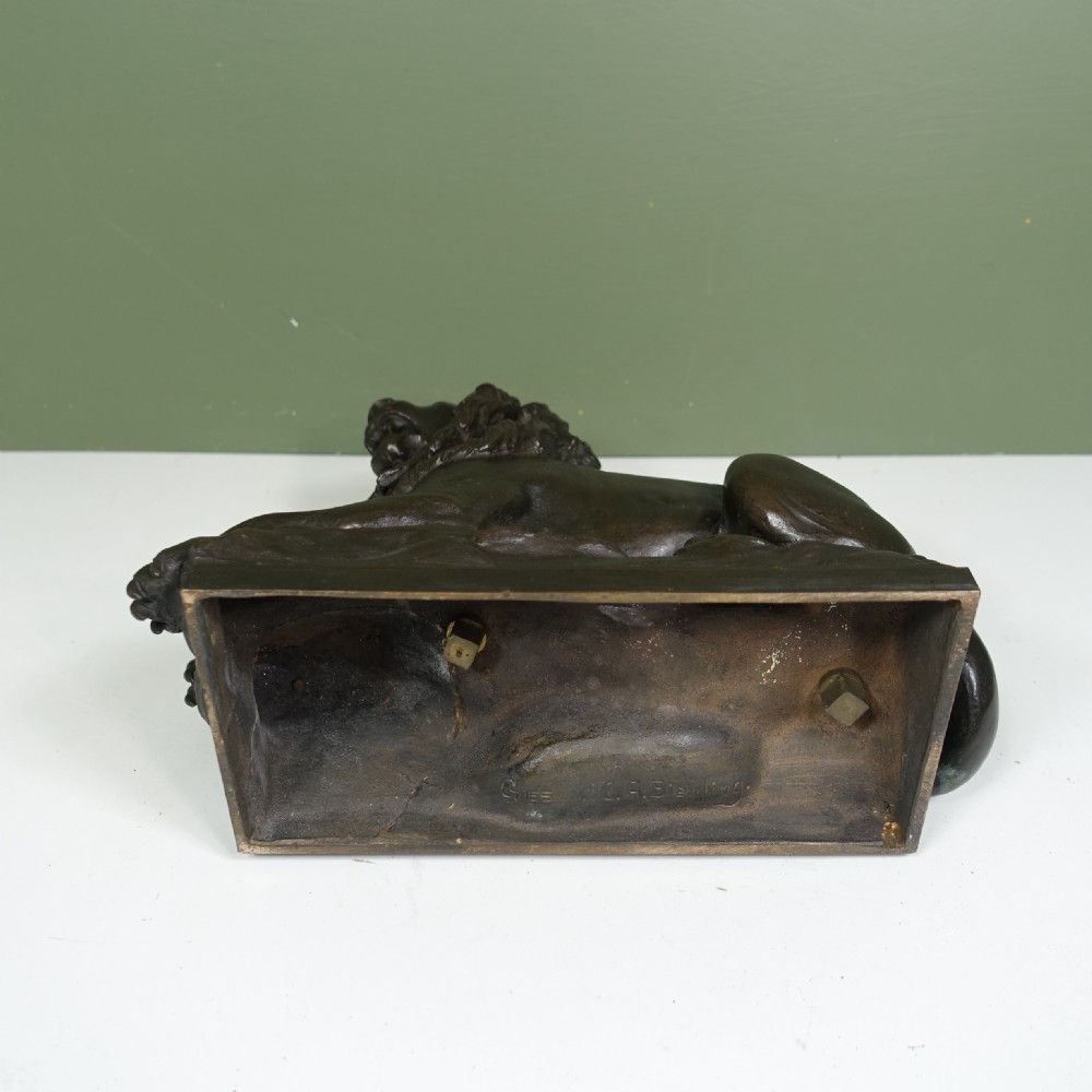 19TH C BRONZE LION View VII