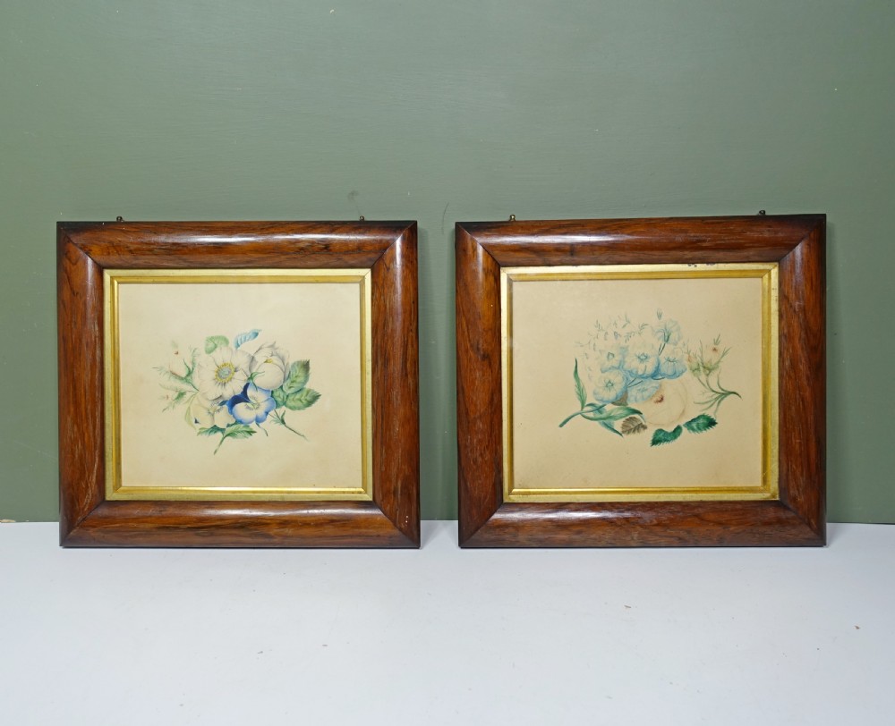 PAIR OF 19TH C WATERCOLOUR PAINTINGS