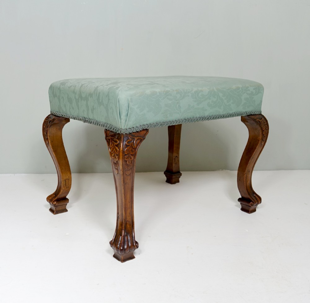 18TH C WALNUT STOOL