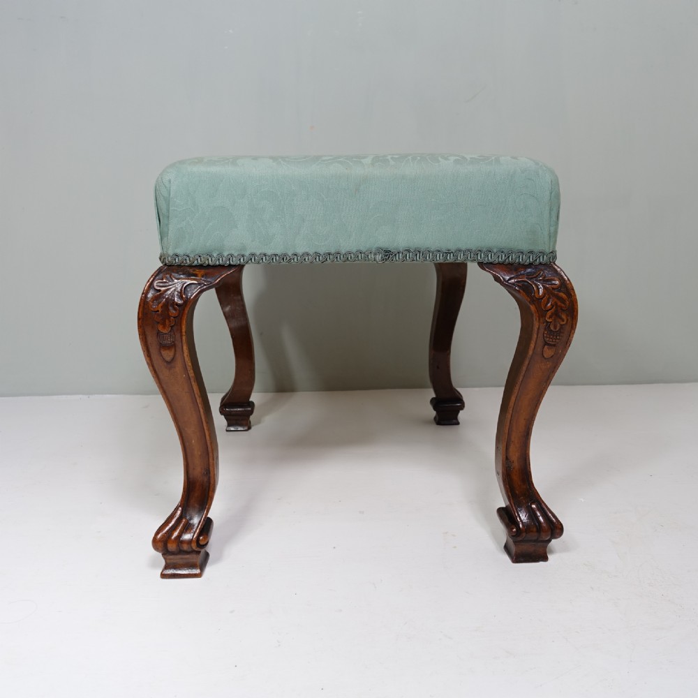 18TH C WALNUT STOOL View III