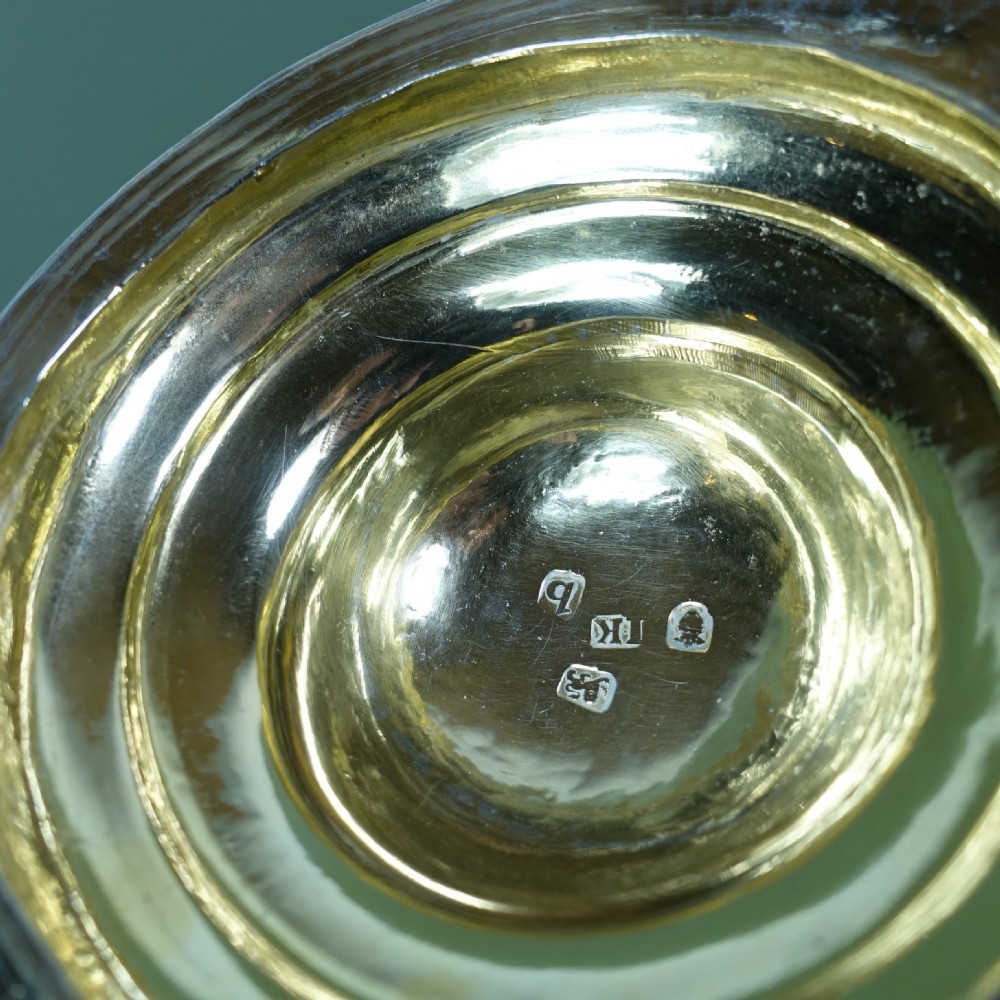 LARGE 18TH C SOLID SILVER TANKARD View VI