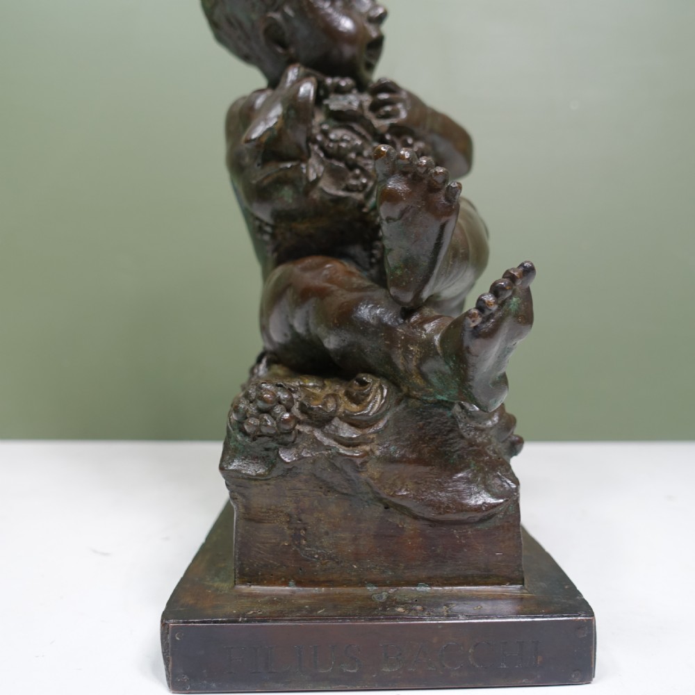 19TH C BRONZE OF THE YOUNG BACCHUS View IV