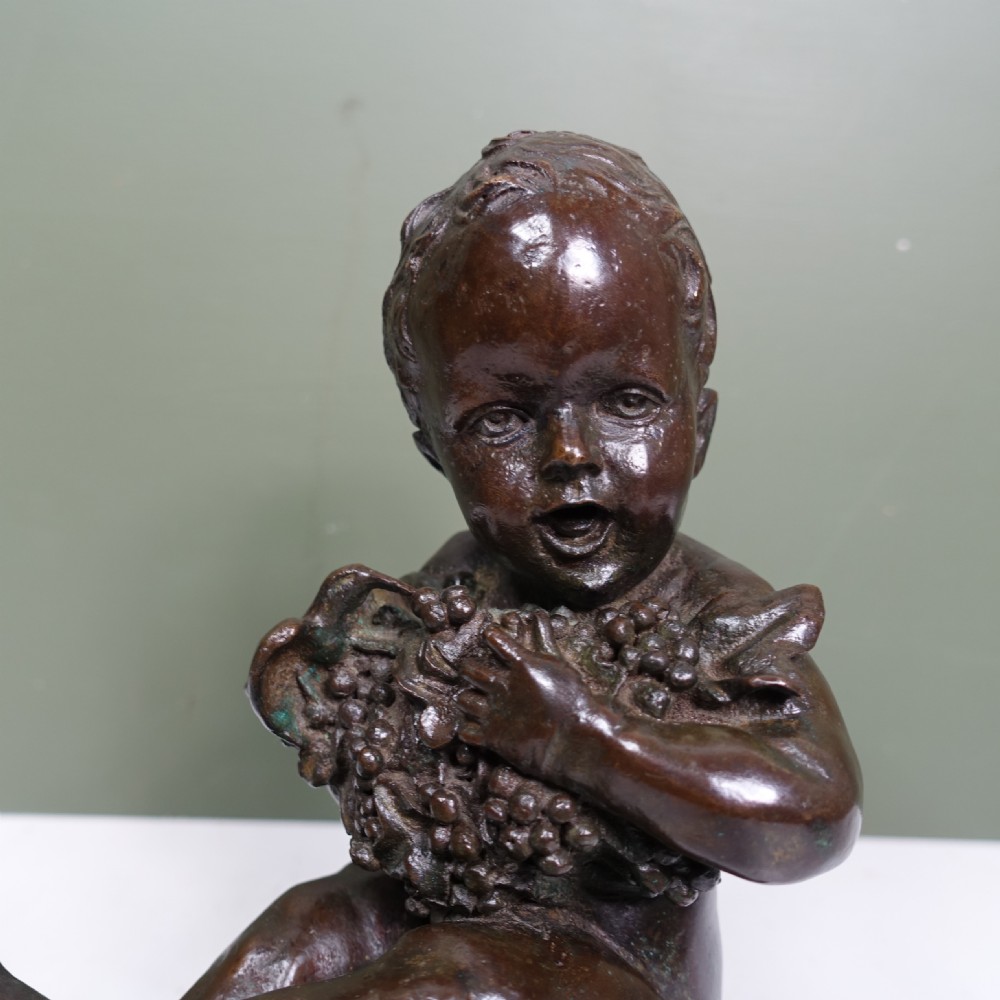 19TH C BRONZE OF THE YOUNG BACCHUS View VII