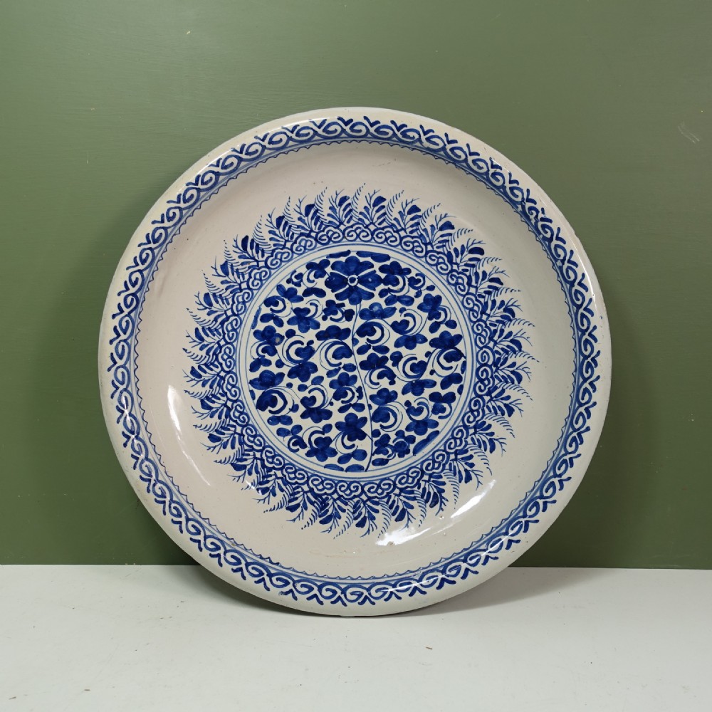 UNUSUAL 18TH C DELFT DISH