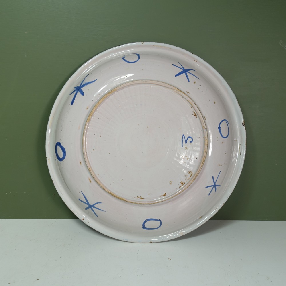 UNUSUAL 18TH C DELFT DISH View VI