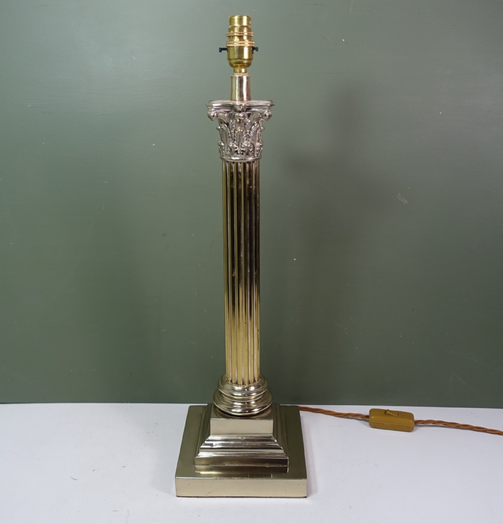LARGE 19TH C LAMP BASE