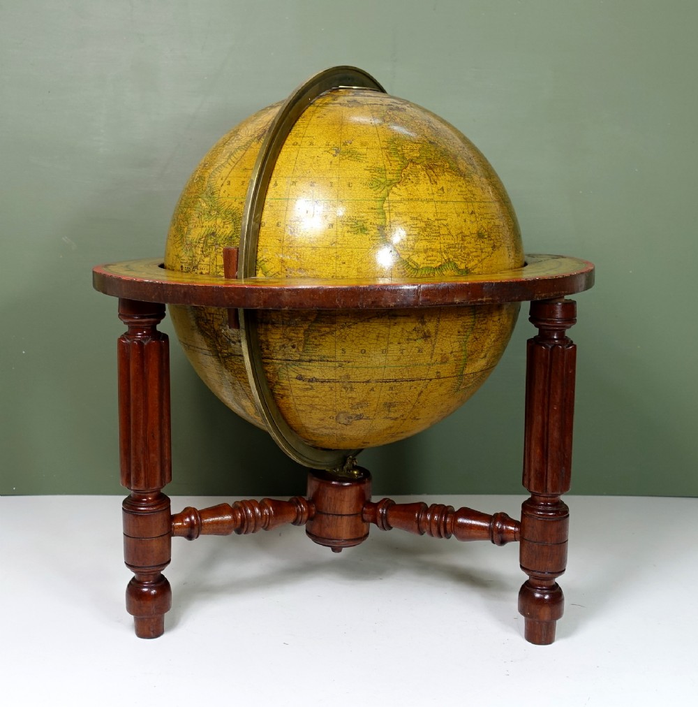 19TH C TABLE TOP GLOBE