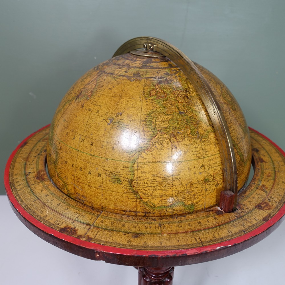 19TH C TABLE TOP GLOBE View V