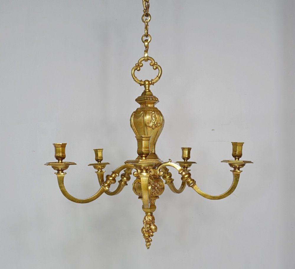 GILT BRASS CENTRE LIGHT