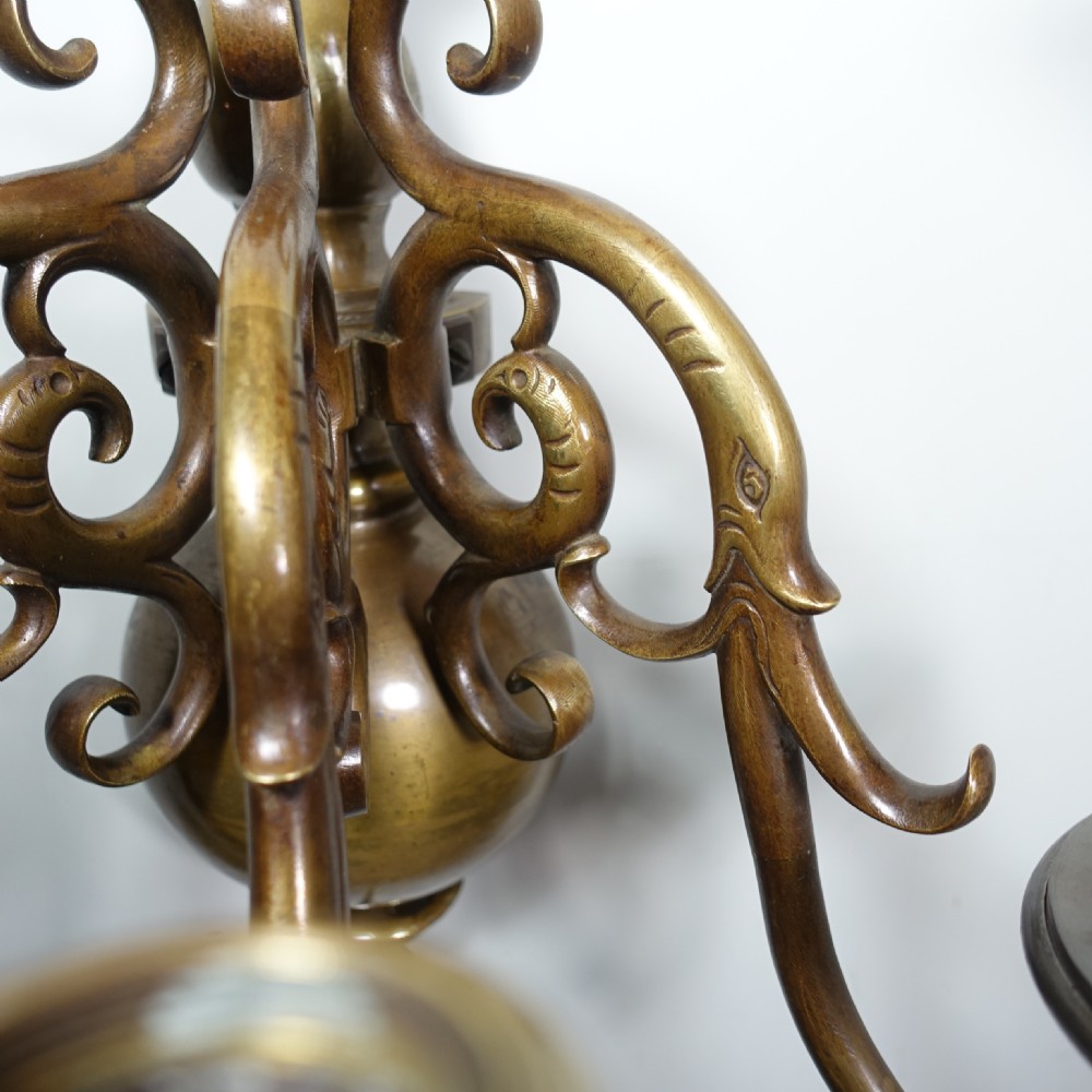 PAIR OF 19TH C WALL SCONCES View III