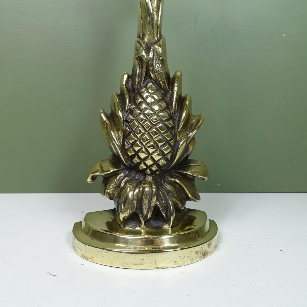 19TH C SOLID BRASS DOOR PORTER View IV